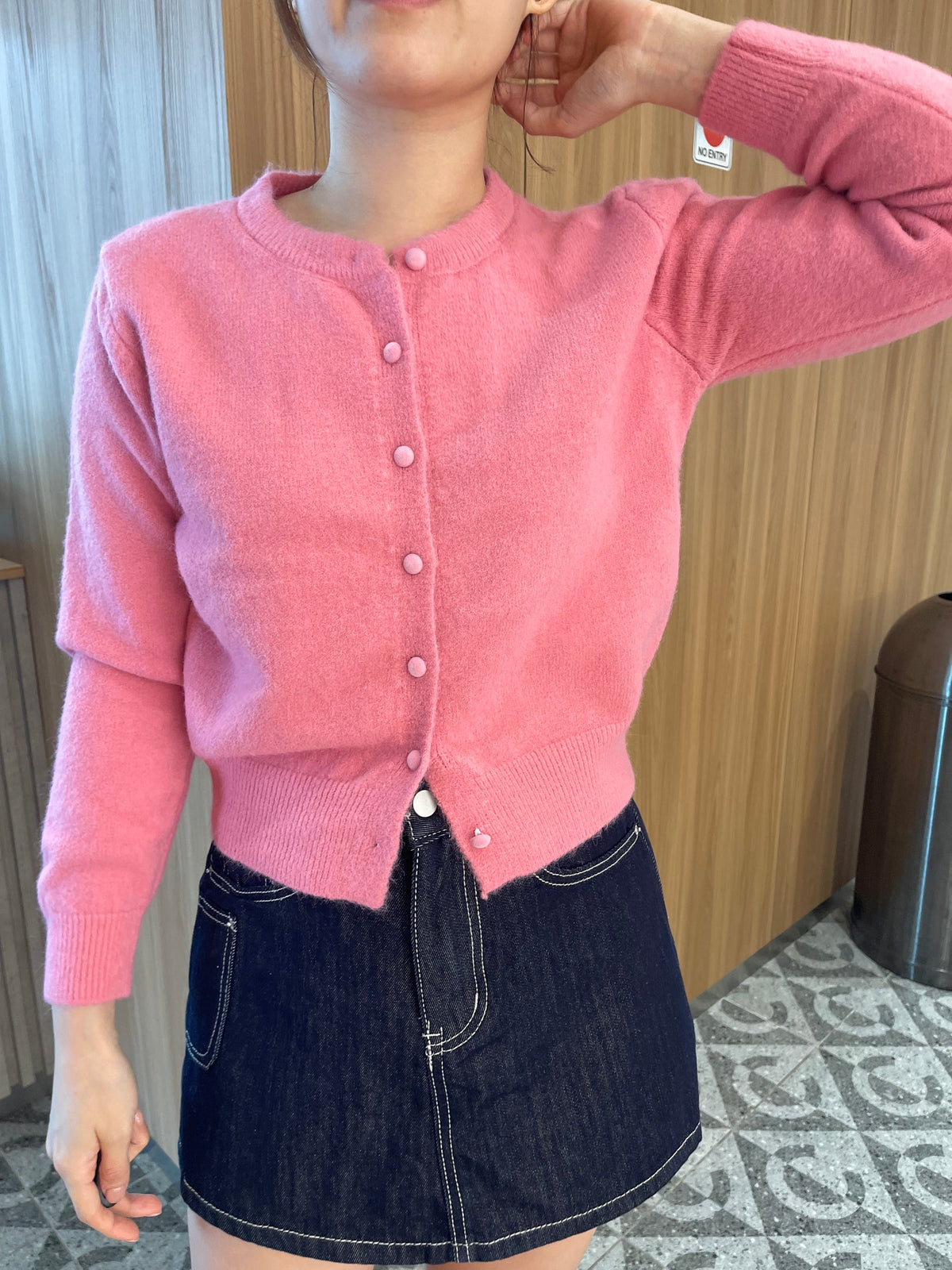 LILY BASIC KNIT TOP IN YELLOW/PINK/BLUE