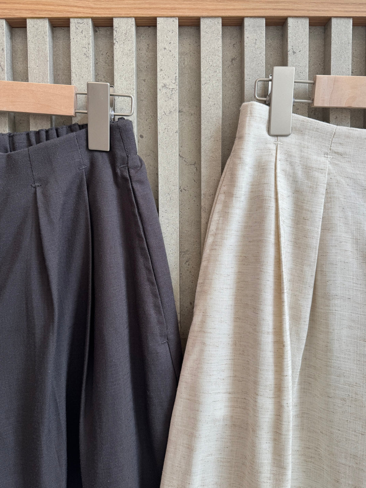 BUNNY TROUSERS IN BEIGE/GREY