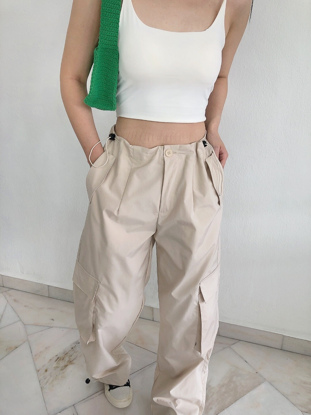 BOYFRIEN TROUSERS IN BLACK/GREY/BEIGE/BROWN