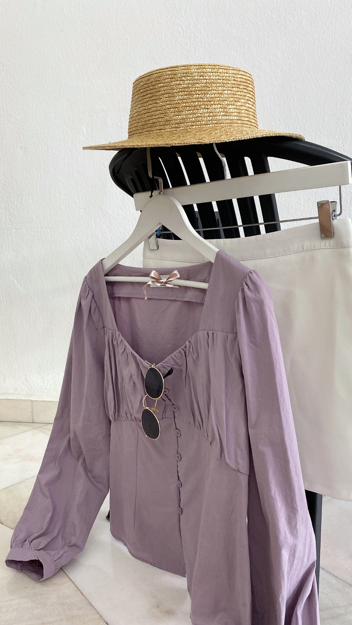 PURPLE BLOUSE