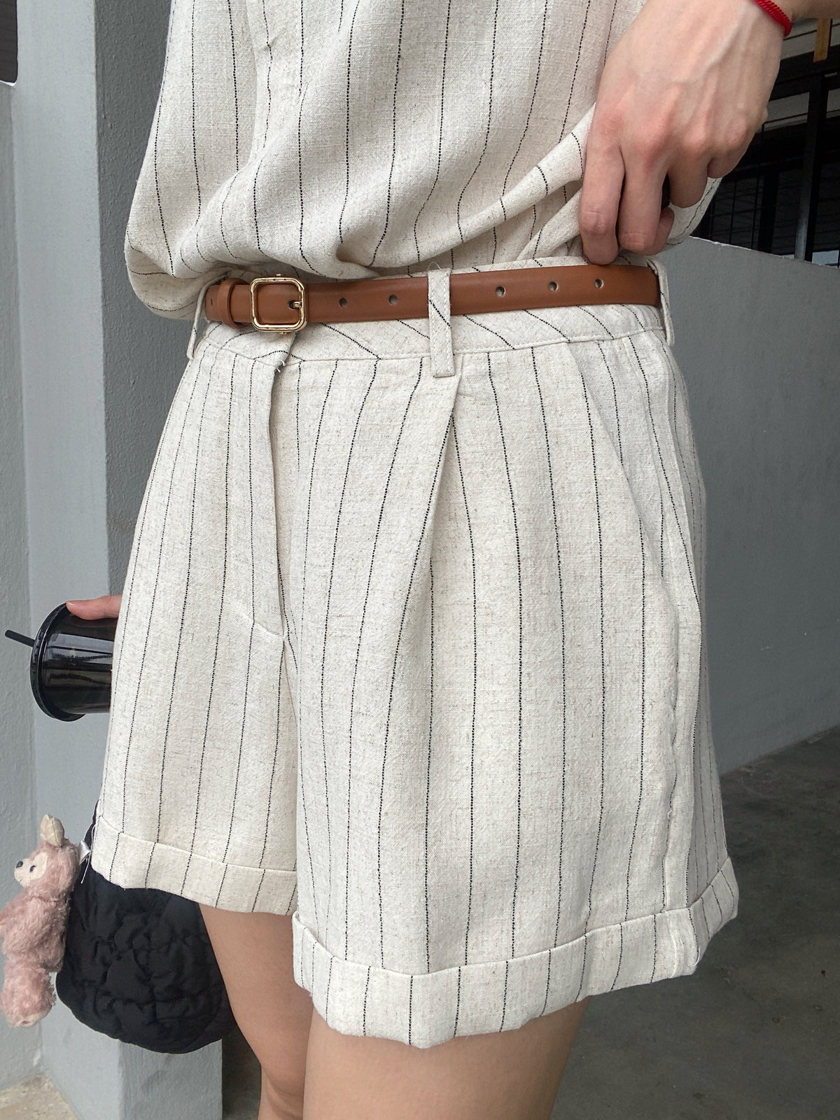 BROWN PU BELT