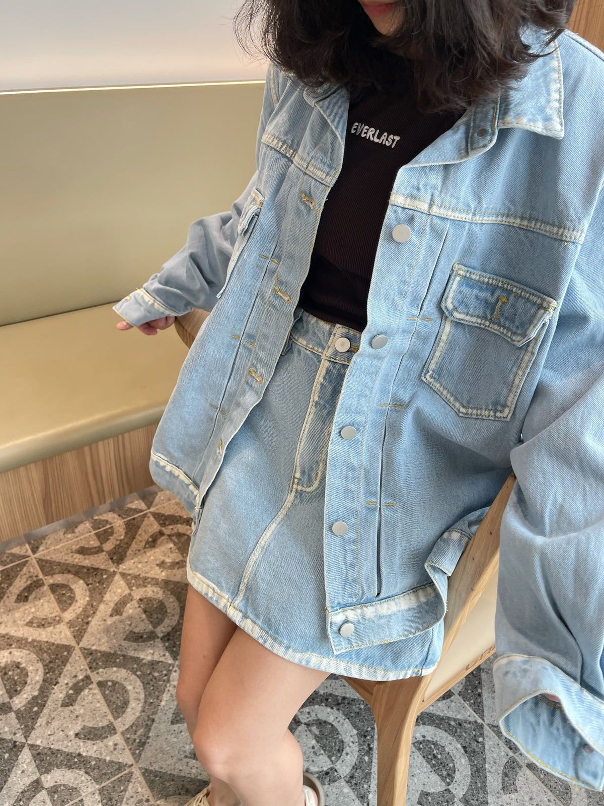 DENIM JOJO SET