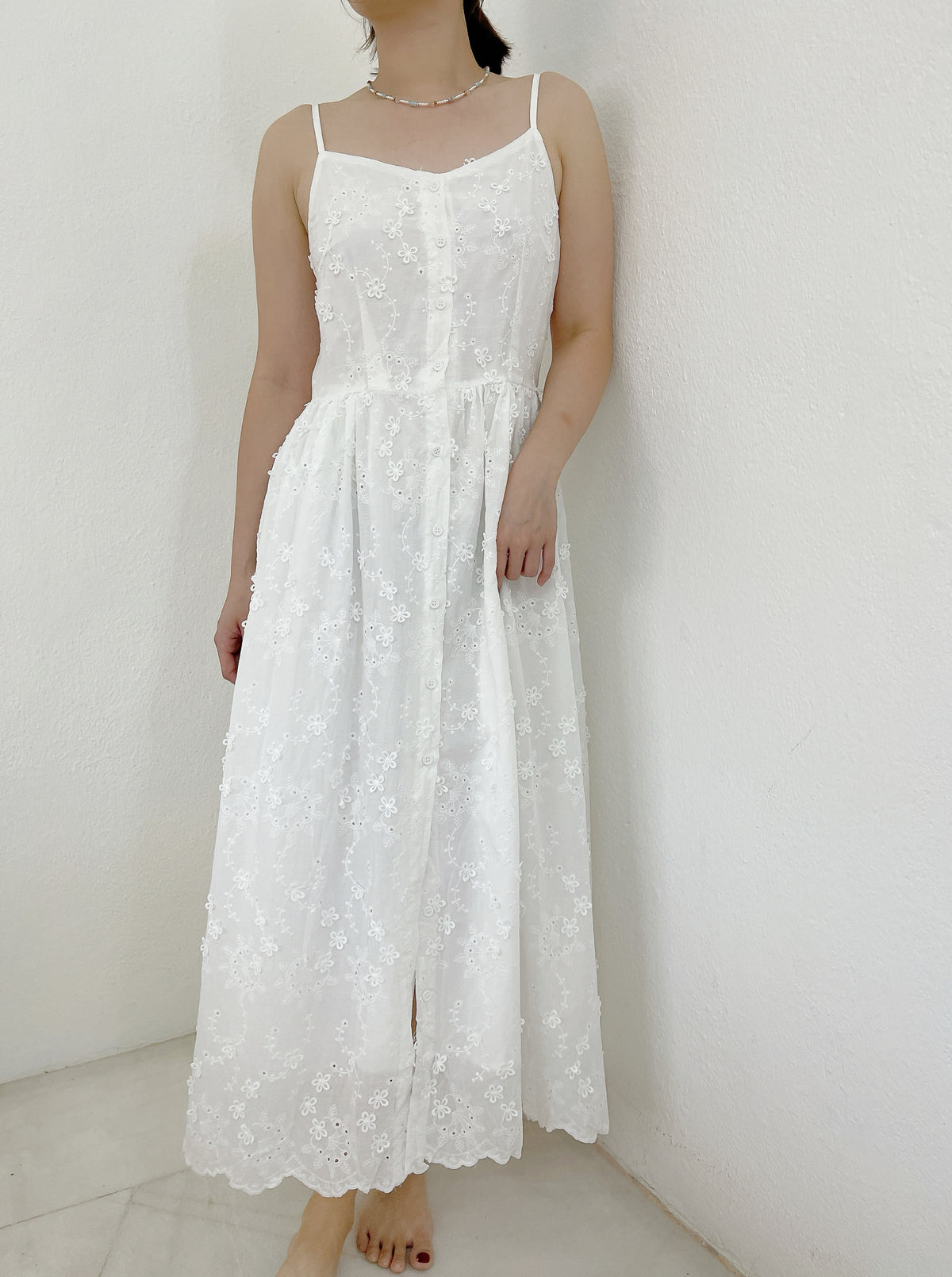 MIA WHTE SINGLET DRESS