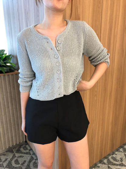 BELLA KNIT TOP IN CREAMWHITE/BLACK/BLUE