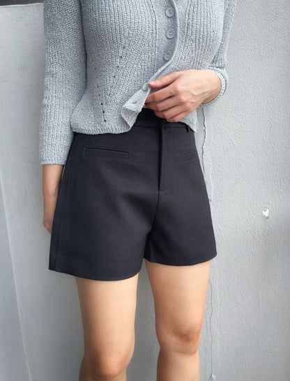 ORIS HIGH WAIST SHORT IN GREY/BEIGE