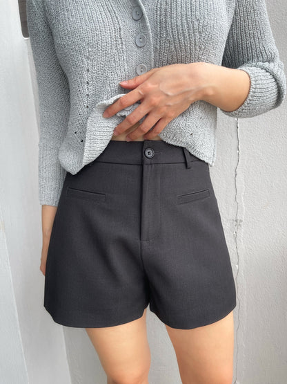 ORIS HIGH WAIST SHORT IN GREY/BEIGE
