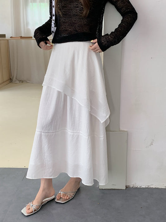KITTY WHITE HIGH WAIST SKIRT