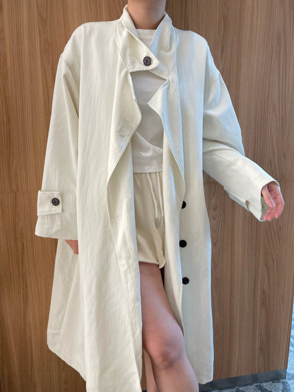 SARAH TRENCH COAT IN CREAM
