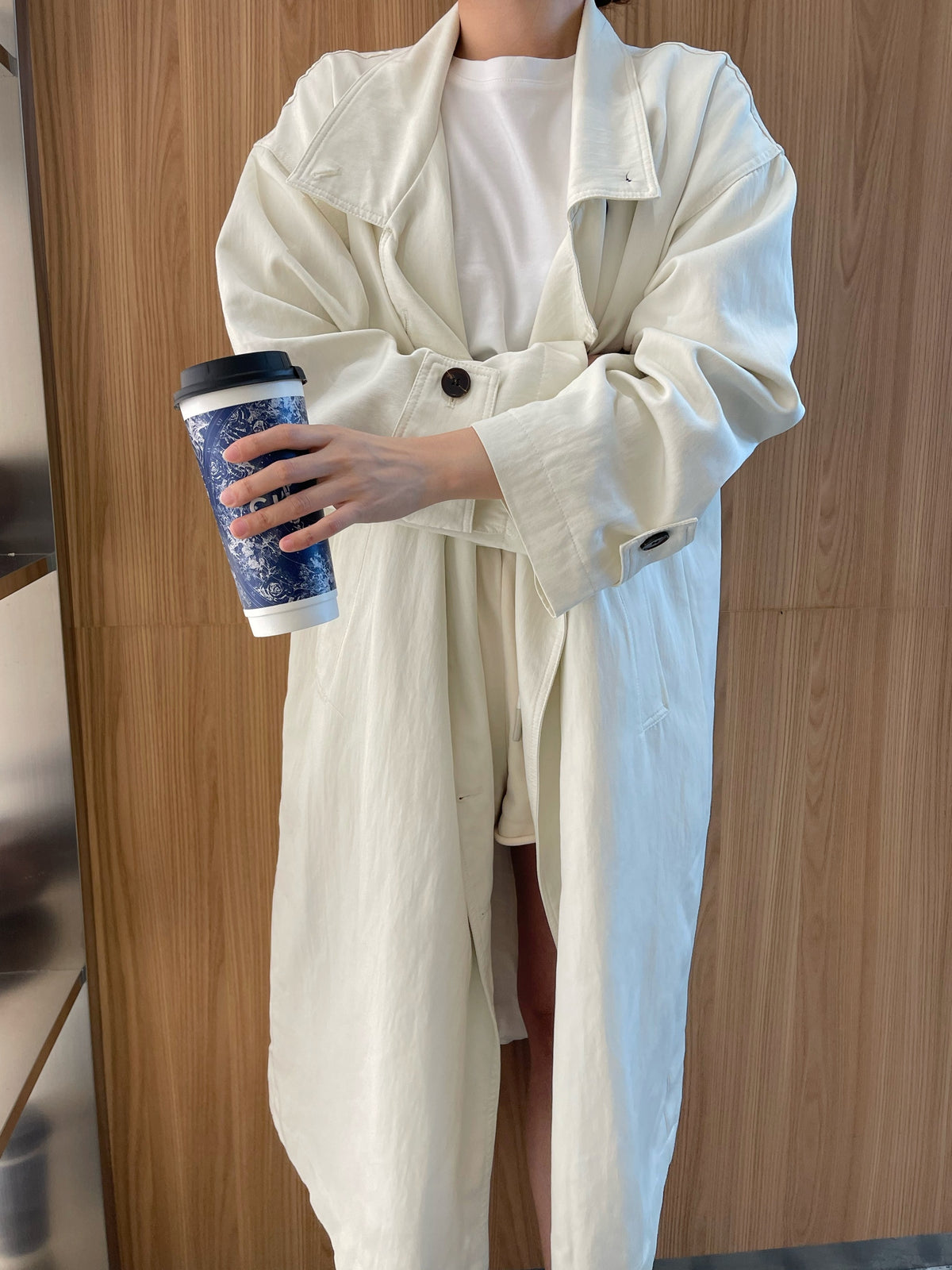 SARAH TRENCH COAT IN CREAM