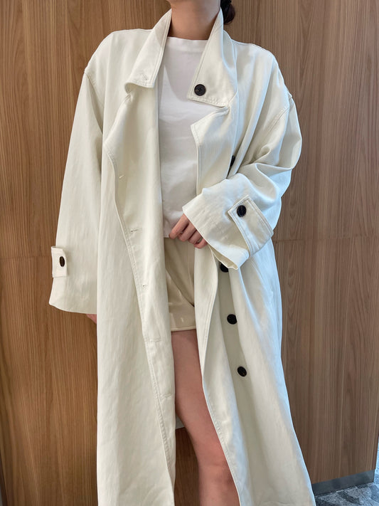 SARAH TRENCH COAT IN CREAM