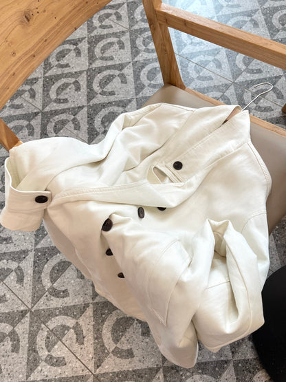 SARAH TRENCH COAT IN CREAM
