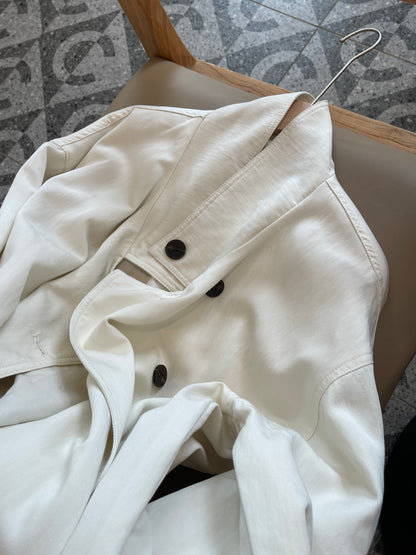 SARAH TRENCH COAT IN CREAM