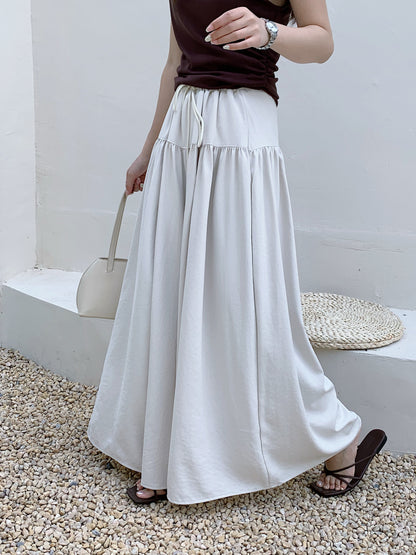 RISE HIGH WAIST TROUSERS IN BEIGE