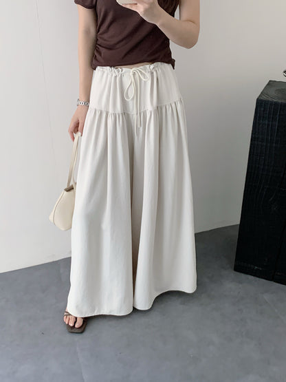 RISE HIGH WAIST TROUSERS IN BEIGE