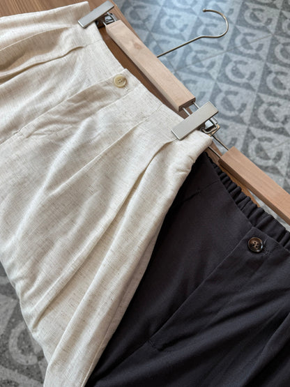 BUNNY TROUSERS IN BEIGE/GREY