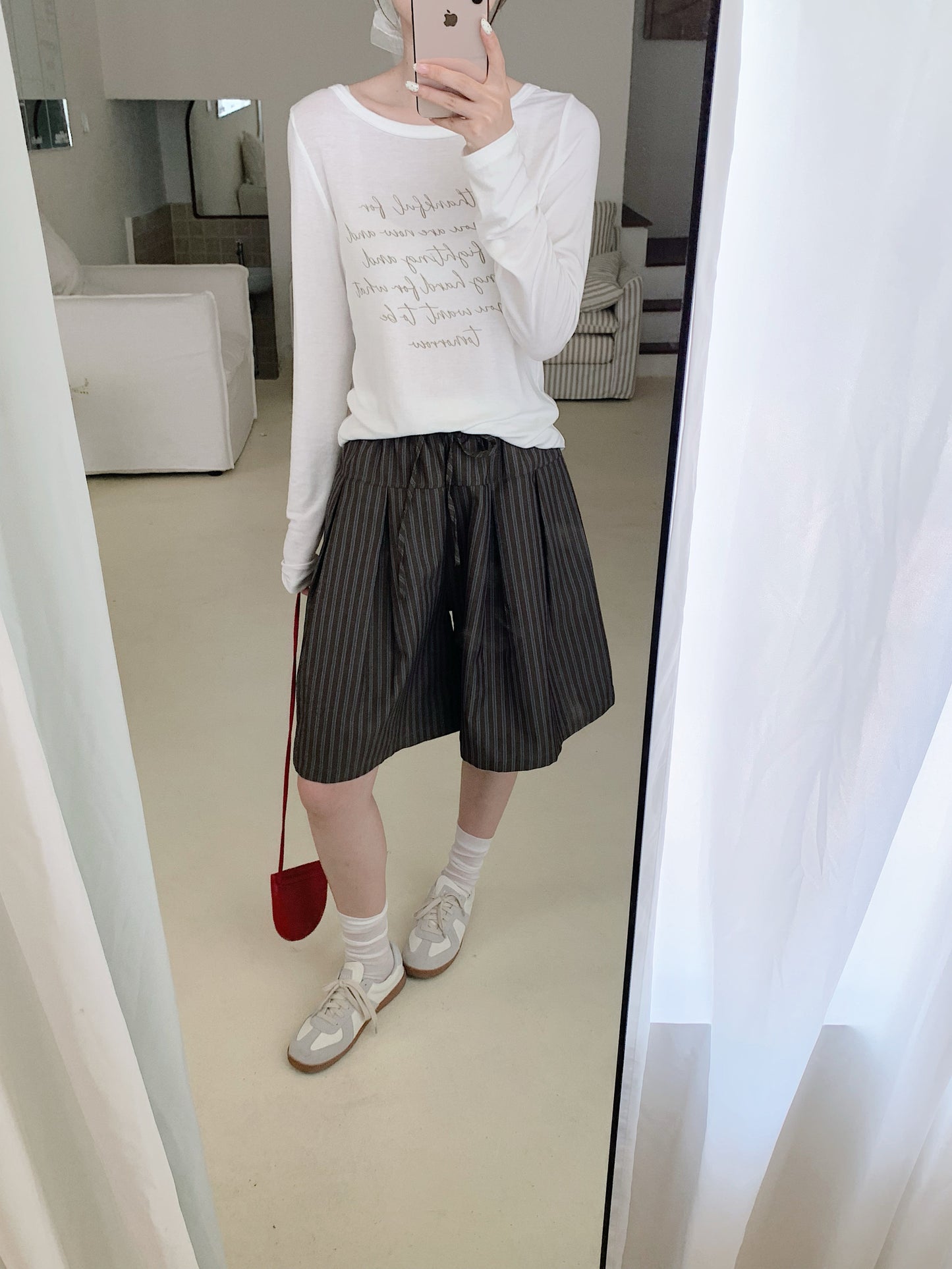RACHEL HIGH WAIST SHORT IN BROWN