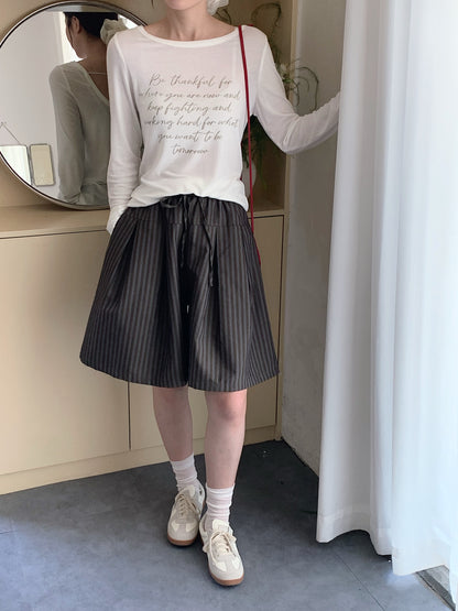 RACHEL HIGH WAIST SHORT IN BROWN