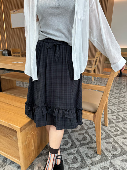 BOO HIGH WAIST PLEATED SKIRT