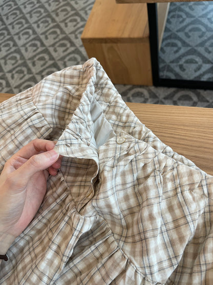 JOJO PLEATED SKIRT IN KHAKI