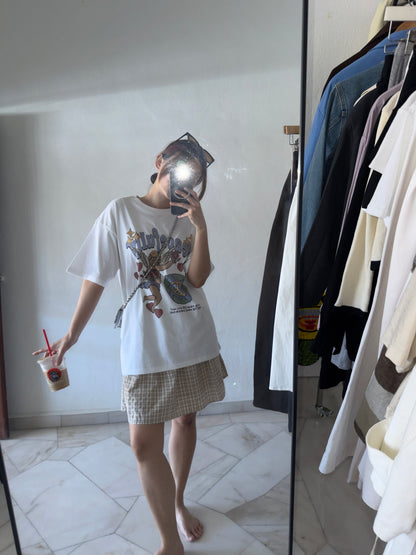 ANGEL OVERSIZED TEE IN WHITE