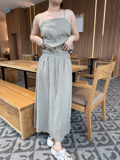 KELLY SINGLET SET IN GREEN