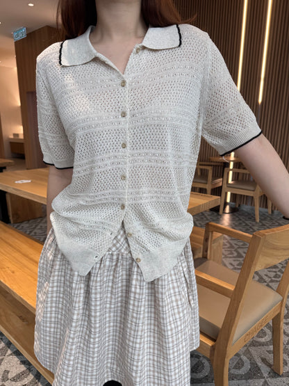 HOHO KNIT TOP IN OAT BEIGE