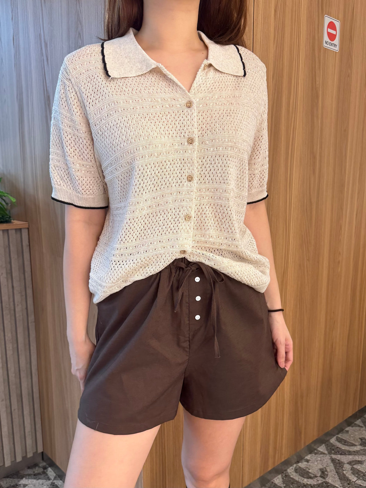 HOHO KNIT TOP IN OAT BEIGE