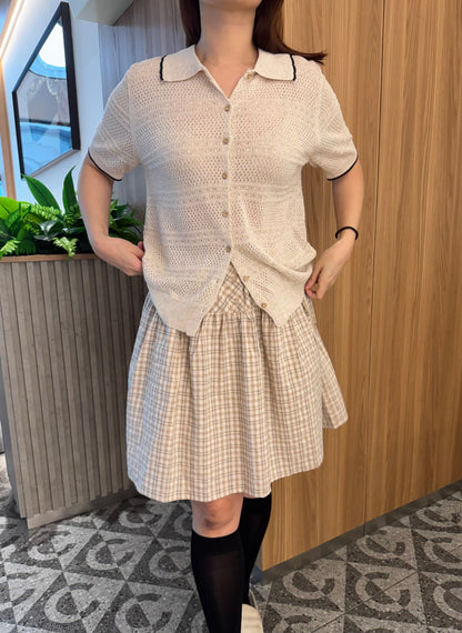HOHO KNIT TOP IN OAT BEIGE