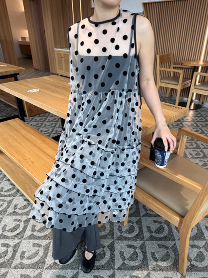 POLKA DOT SINGLET DRESS