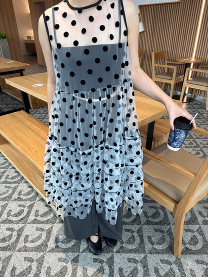 POLKA DOT SINGLET DRESS