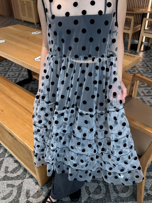 POLKA DOT SINGLET DRESS