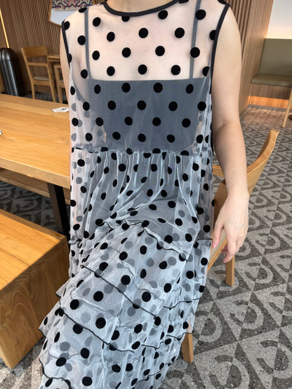 POLKA DOT SINGLET DRESS