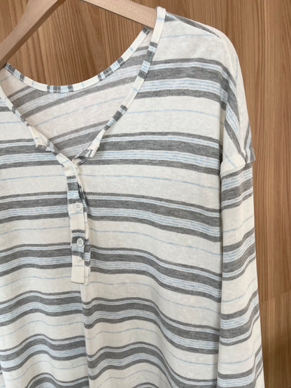 DANNY STRIPES LONG SLEEVE TOP