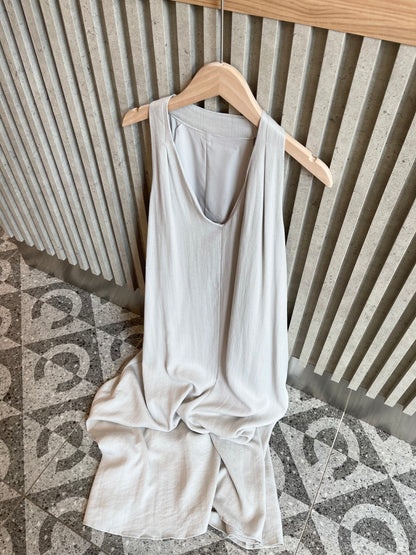 DAVE DRESS IN TEA WHITE