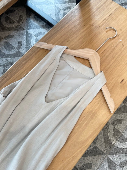 DAVE DRESS IN TEA WHITE