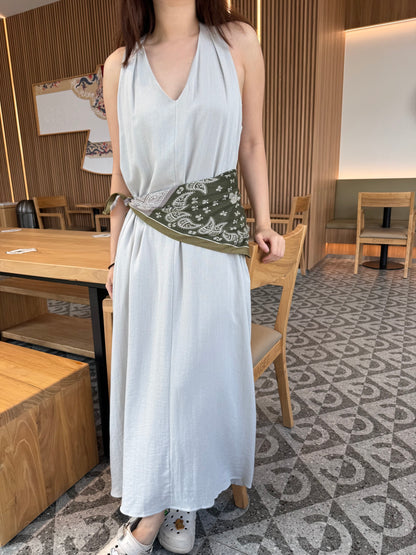 DAVE DRESS IN TEA WHITE