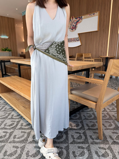 DAVE DRESS IN TEA WHITE