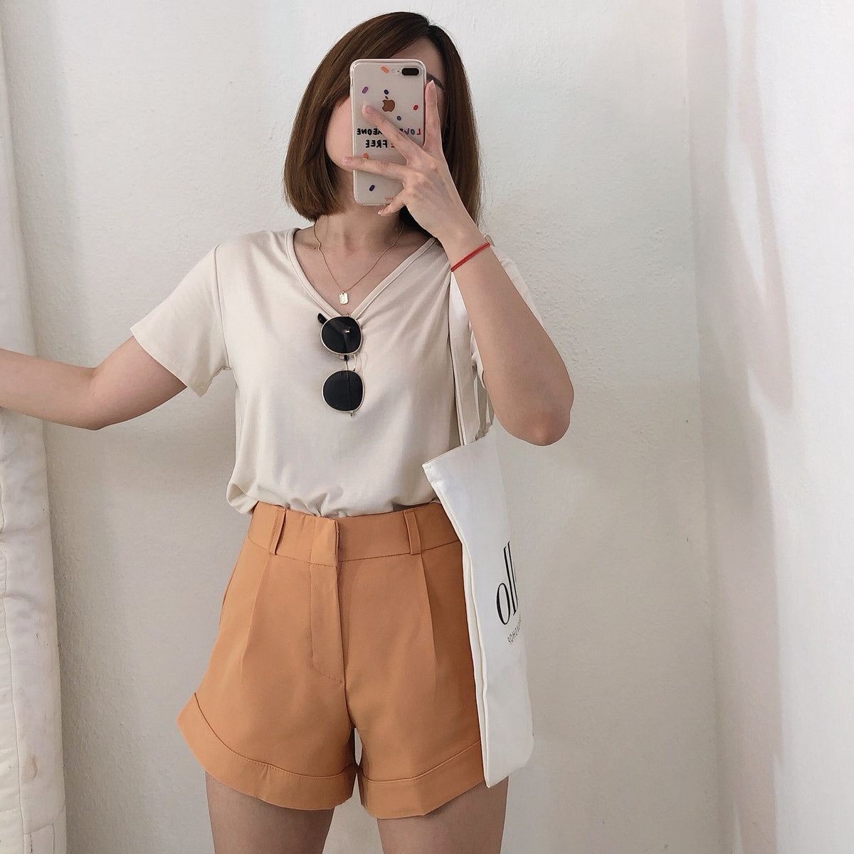 RUBY SHORT (ORANGE)