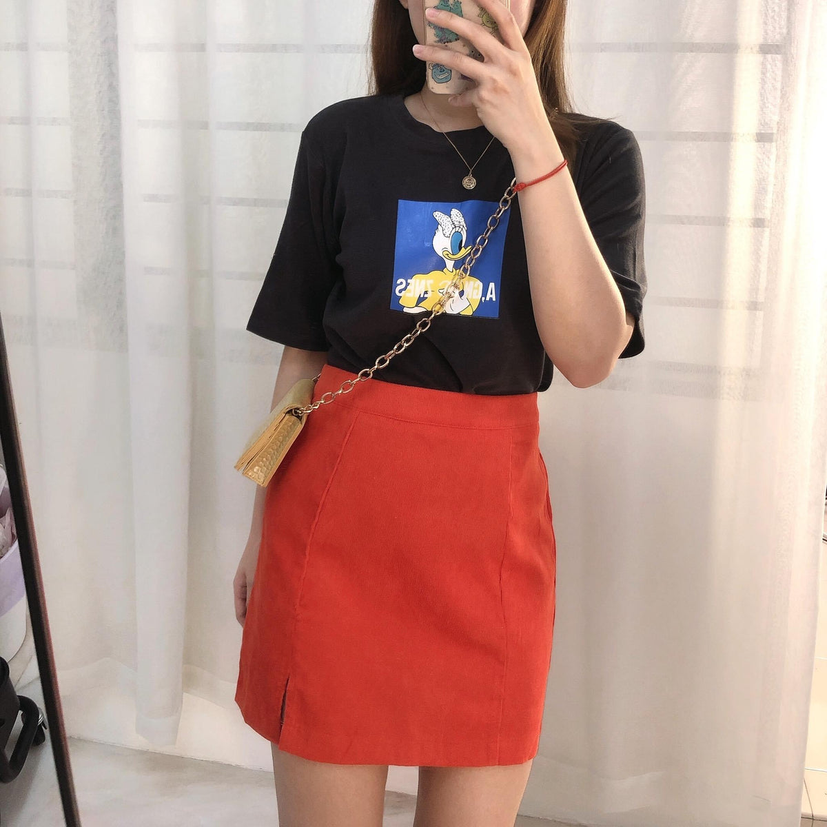 ORANGE SKIRT