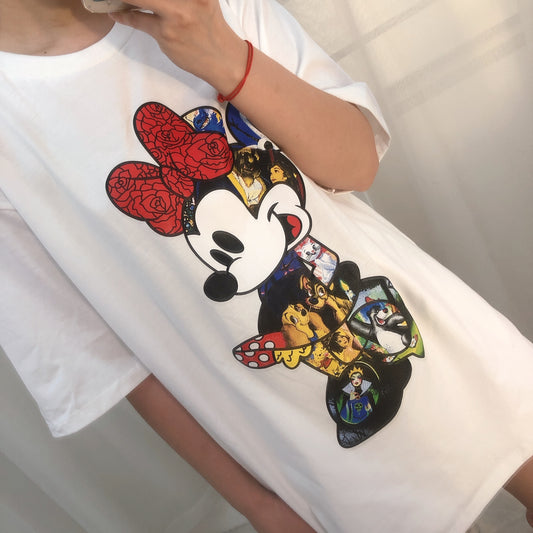 WHITE MICKEY TEE