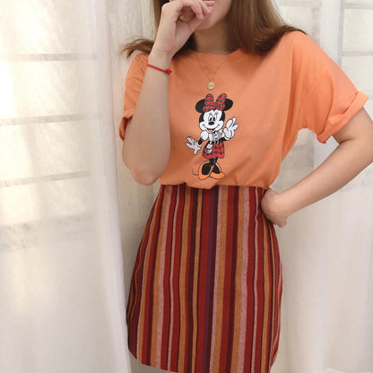 HIGH WAIST VINTAGE SKIRT