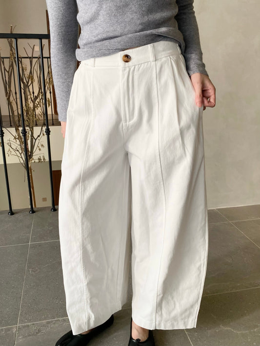PENNY TROUSERS IN WHITE/BROWN/BLACK