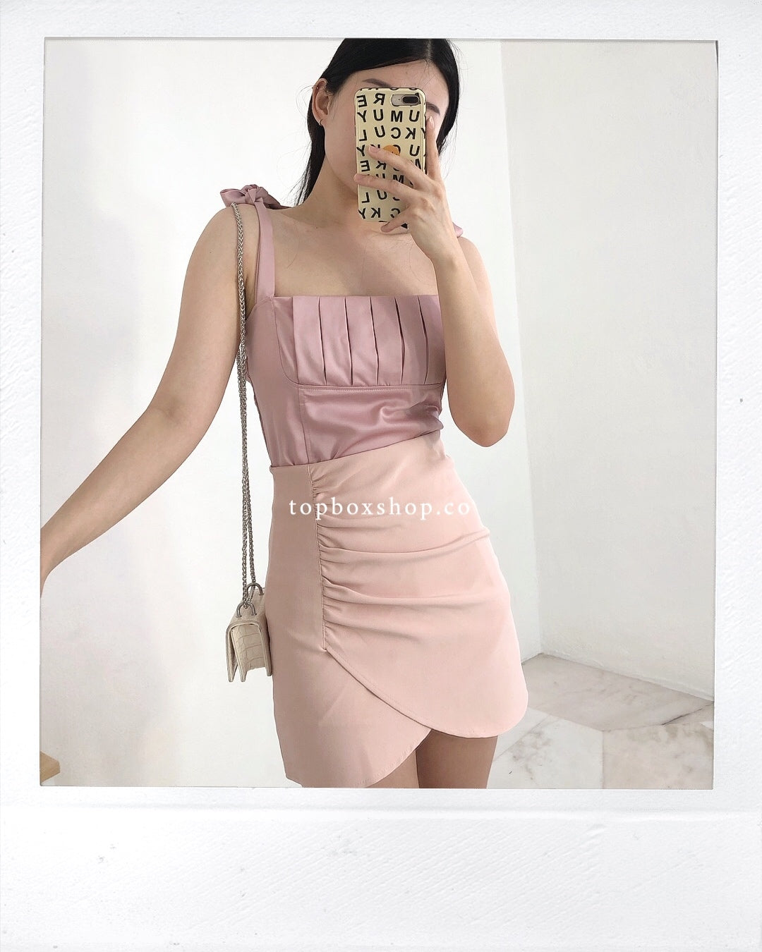 HIGH WAIST PINK SKIRT