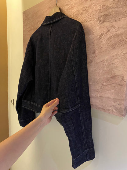 JAYDEN DENIM JACKET IN DARKBLUE