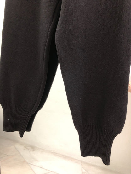 BLACK KNIT PANTS