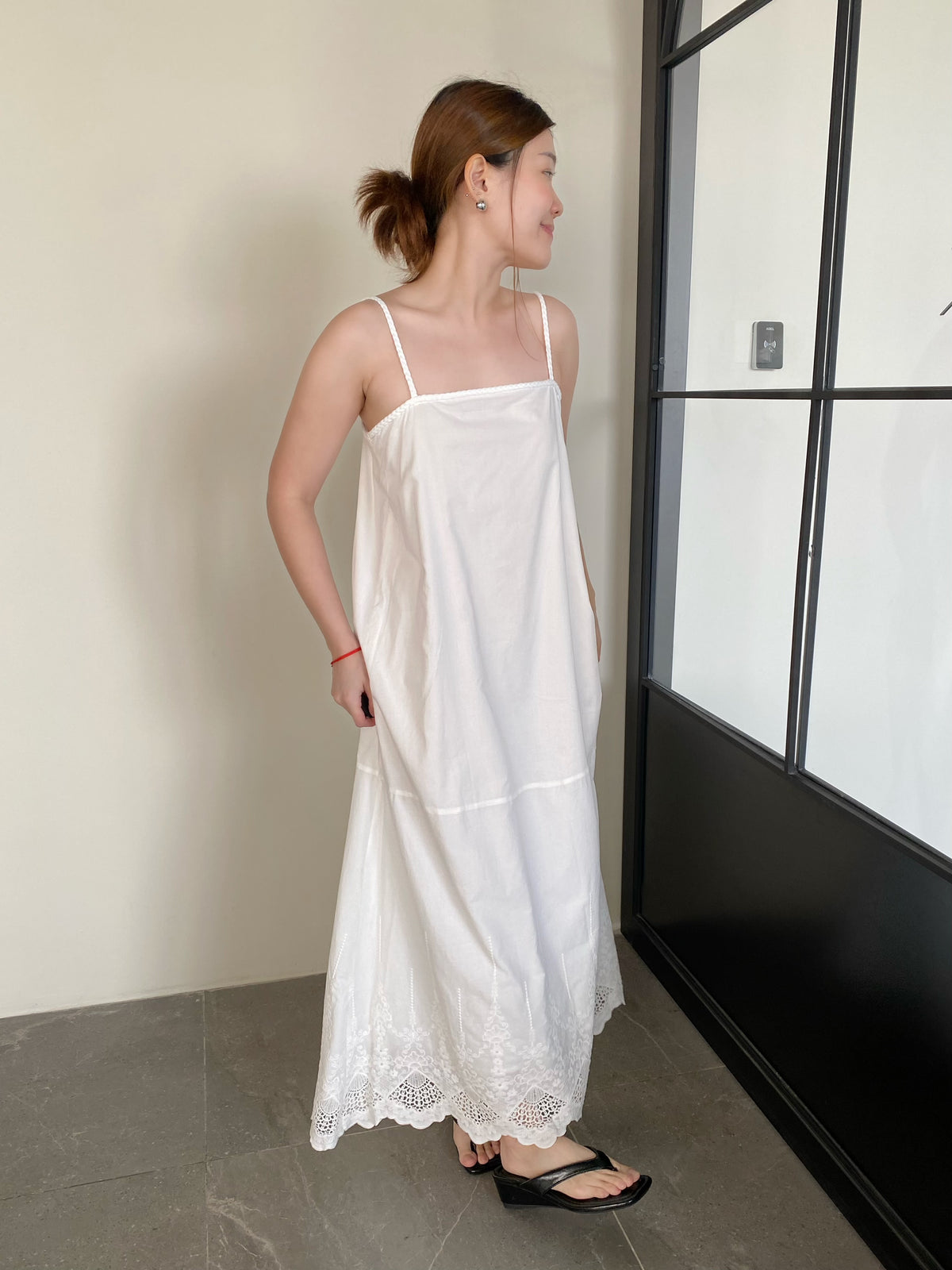 TYLA DRESS IN WHITE