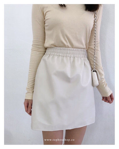 LEATHER SKIRT