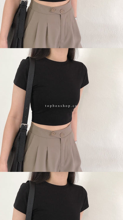 BASIC CROP TOP TEE