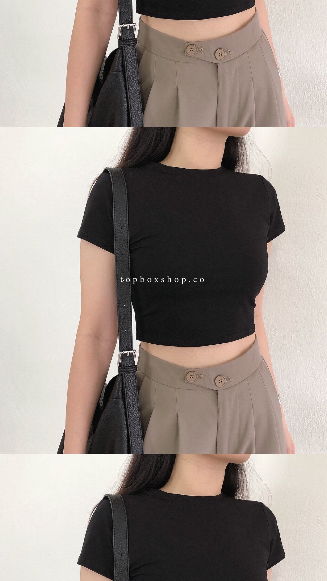 BASIC CROP TOP TEE