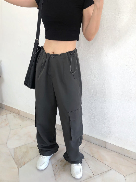 BOYFRIEN TROUSERS IN BLACK/GREY/BEIGE/BROWN